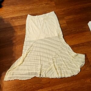 Lace summer seethru skirt